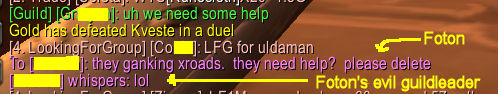 Ganking the Xroads.  Why??  WHY??